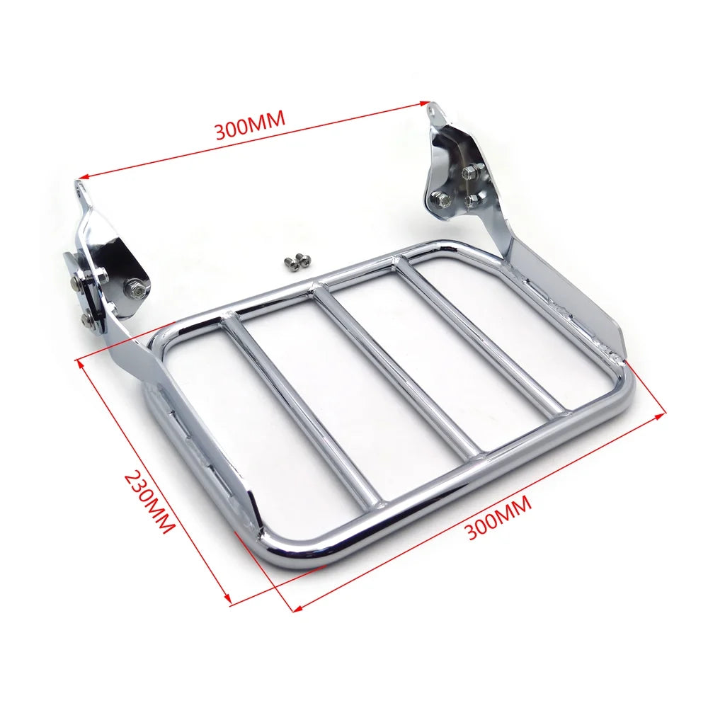 Chrome Sport Luggage Rack Sissy Bar M577