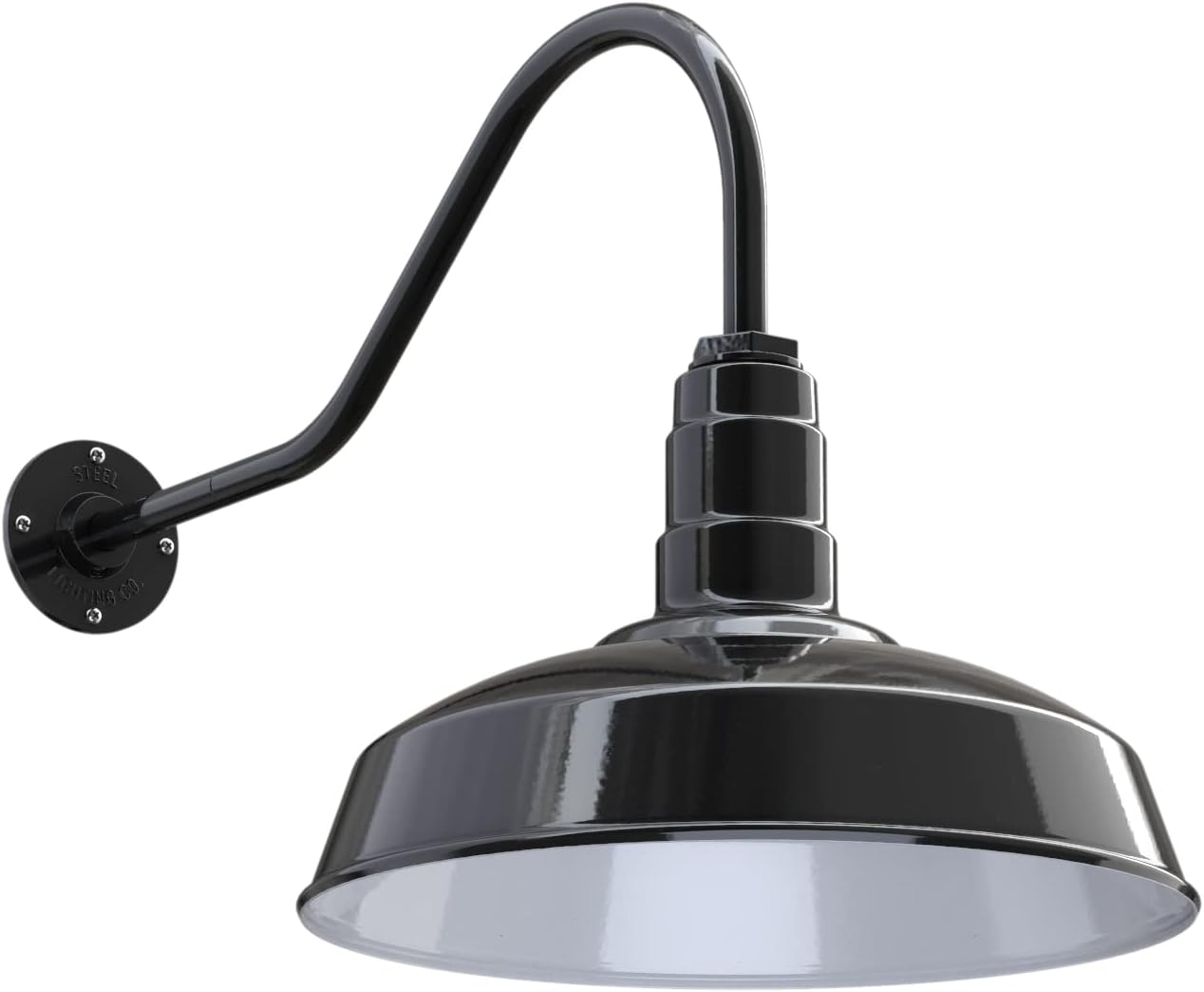 Matte Black Outdoor Barn Light T511339