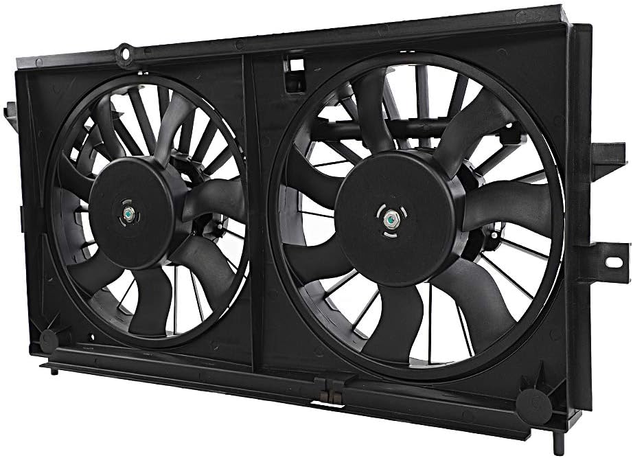 Radiator Cooling Dual Fan Assembly for 2000-2003 Chevrolet Impala Monte V6 3.4L 3.8L K42885