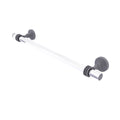 Antique Brass 18 in. Towel Bar with Dotted Accents D8720