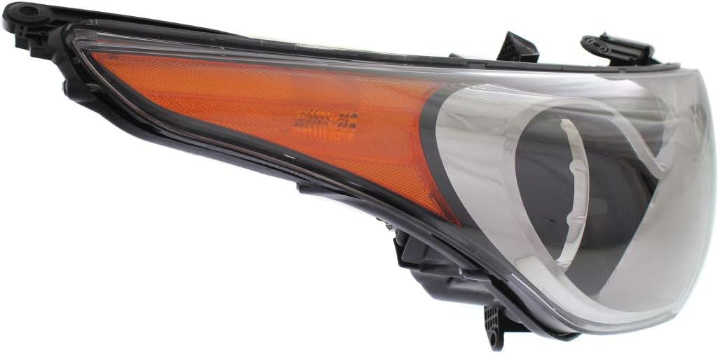 Hyundai Veloster Headlight Assembly 2012-2016 Passenger Side Multireflector with Bulbs S6172