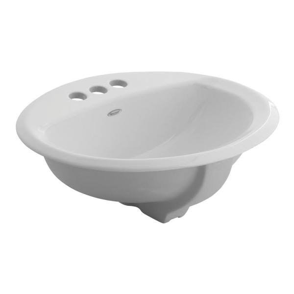 White Countertop Sink P183