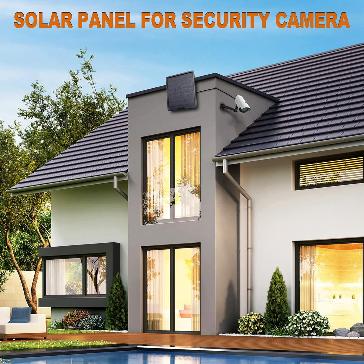 Portable Solar Panel Charger 20W USB-C with 25000mAh Battery Y388028