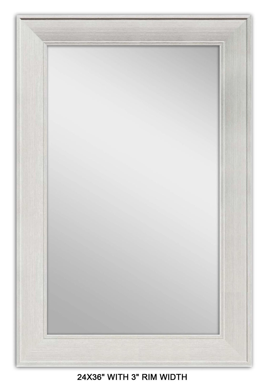 Grey Rectangle MDF Wall Mirror C860005