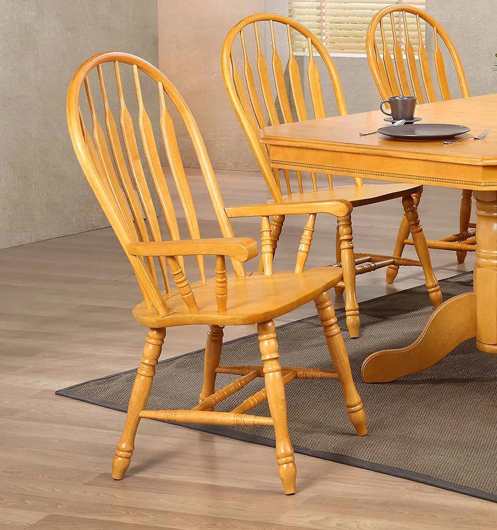Black Cherry Distressed Antique Dining Chair O8014