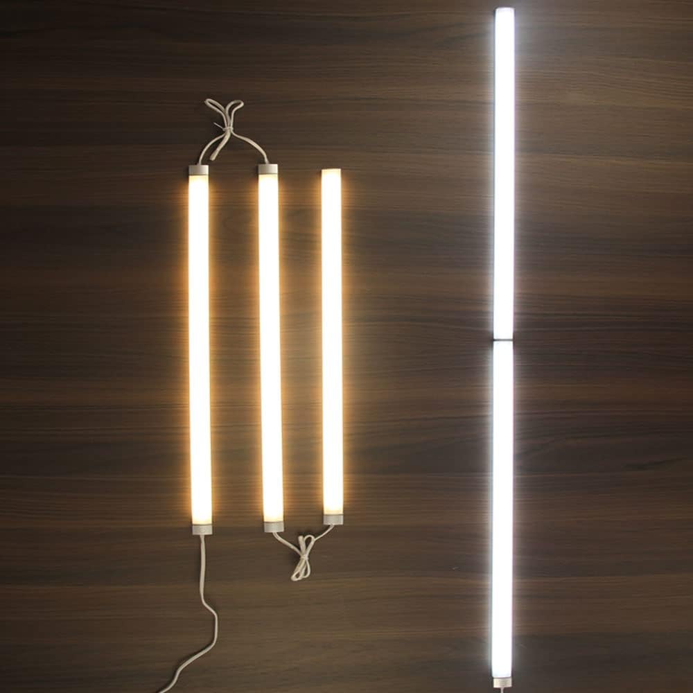 Dimmable Under Cabinet Lighting with Handwave Switch, 3*12Inch Linkable Ultra-Thin Light Fixture, Natural White 4000K (Dark Grey Cover) W84288