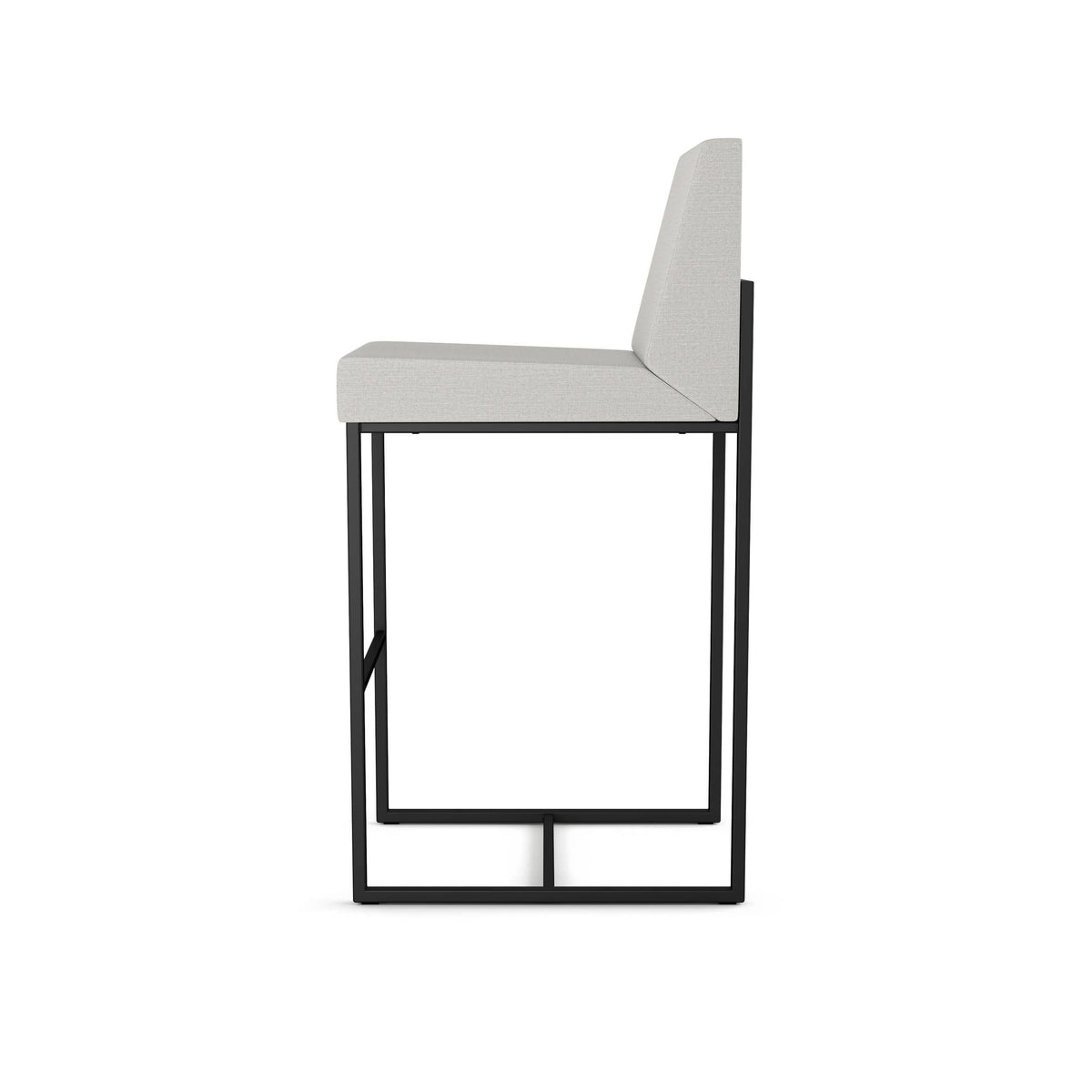 Polyester Swivel Counter Stool in Light Gray N80017