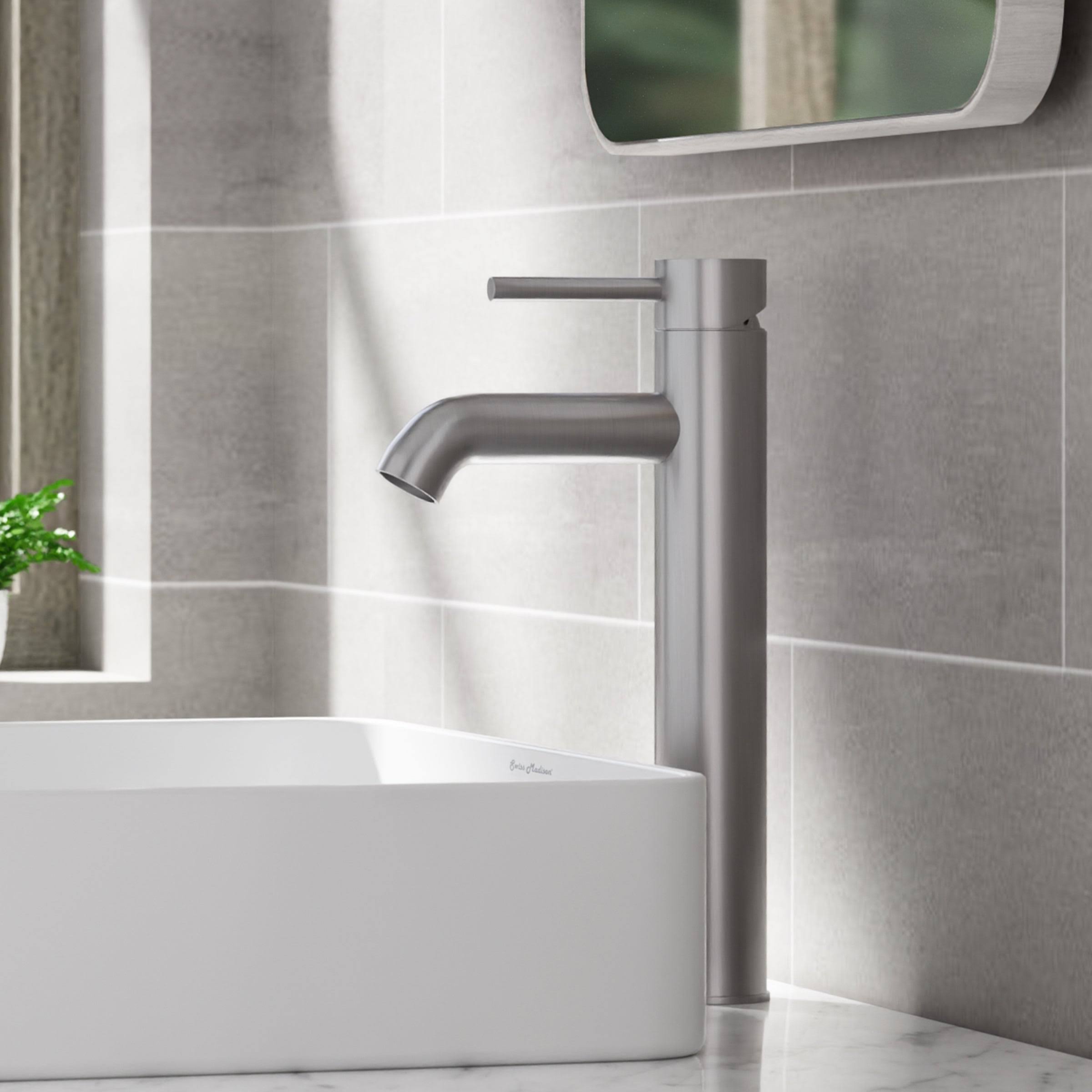 Brushed Nickel Bathroom Faucet A664