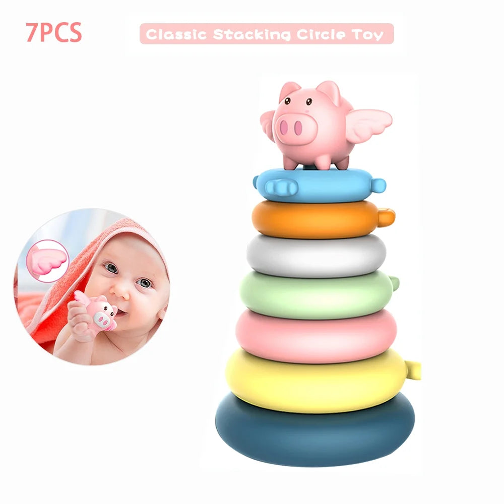 7 Rings Baby Stacking & Nesting Toys X181