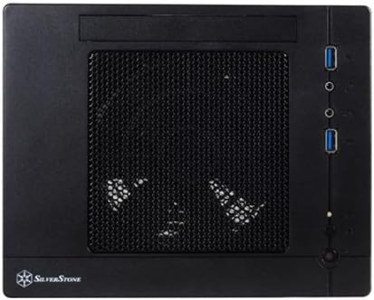 Black Mini-ITX Computer Case with 2x USB 3.0 Front Ports E460