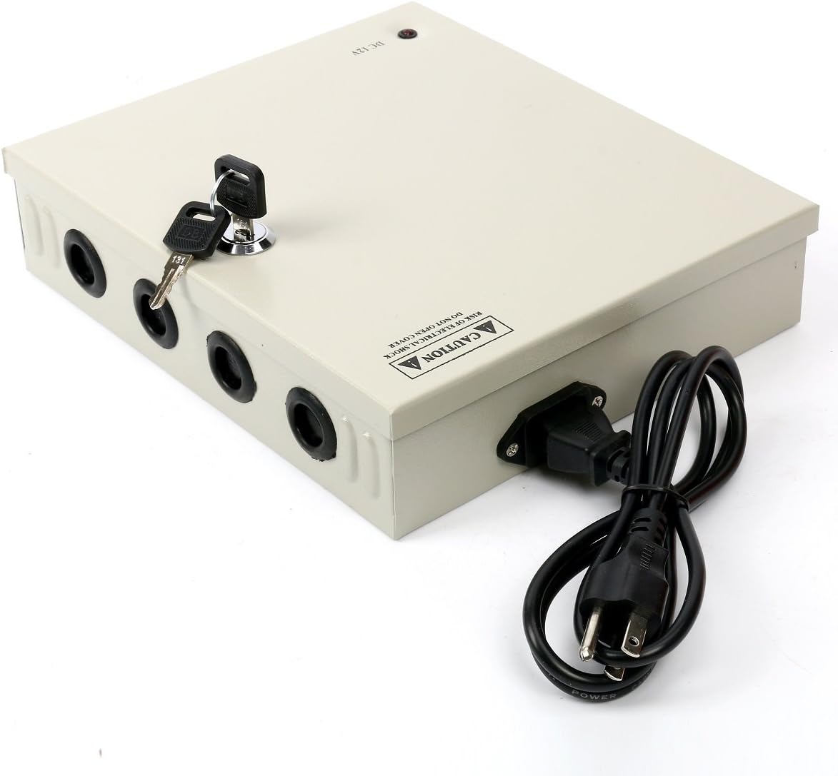 9 Channel CCTV Power Supply Box DC 12V 10A Pack of 2 H966