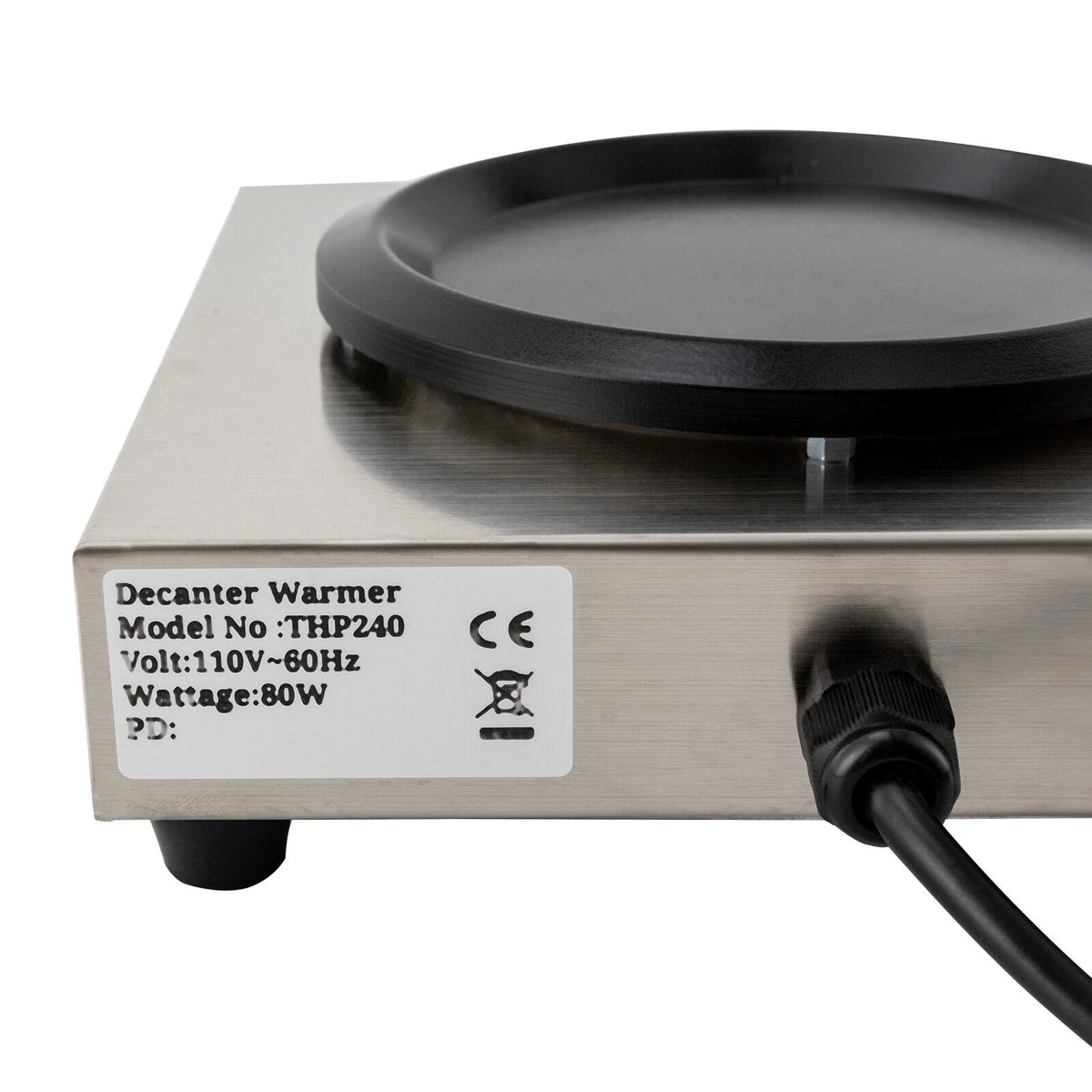 80W Stainless Steel Coffee Warmer Plate Z4742