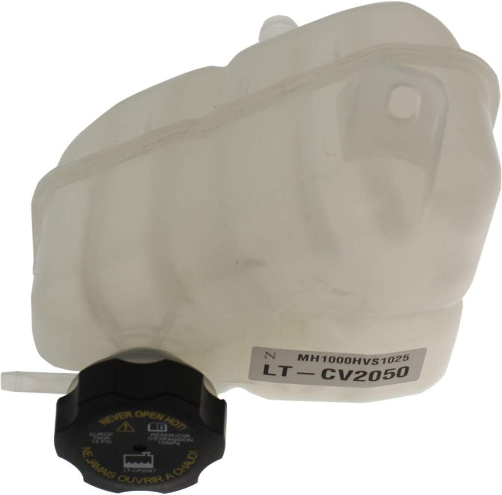 Coolant Reservoir with Cap for Chevy Malibu 2007-2012 3.5L Pack of 2 U97841