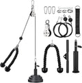 Fitness Pulley System with Tricep Rope, LAT Pull Down Bar N862