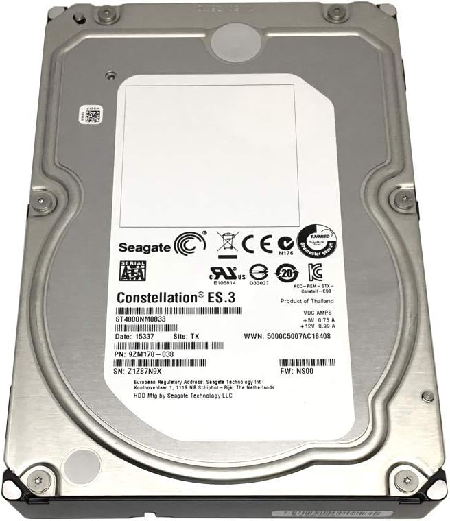 4TB 7200RPM 128MB Cache SATA 6.0Gb/s 3.5inch Enterprise Hard Drive Pack of 2 G140