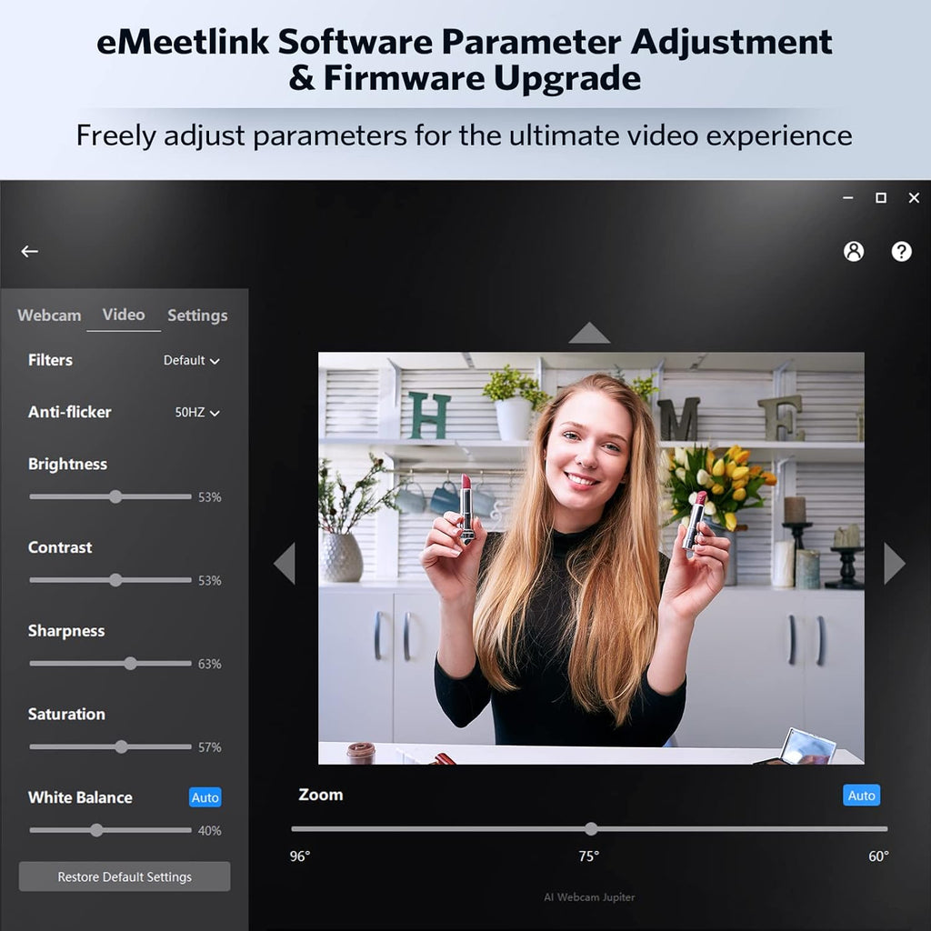 1080P 60FPS Webcam with Microphone and Speaker P57877