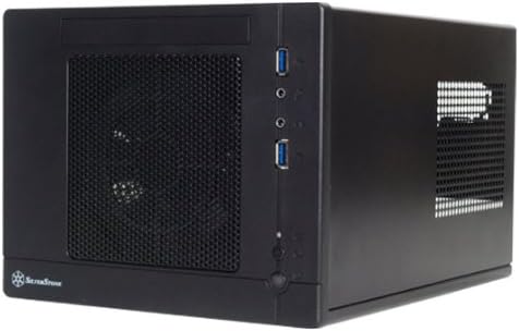 Black Mini-ITX Computer Case with 2x USB 3.0 Front Ports E460
