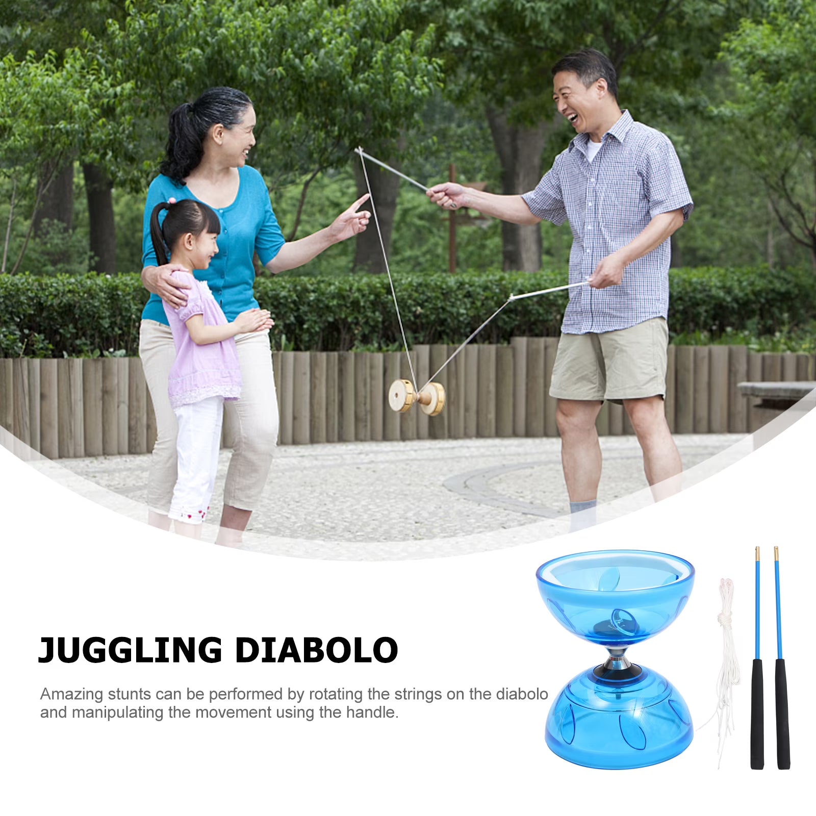 Yoyo Bearing Carnival Unresponsive Beginners Fitness Set Juggling Stick Prize Game Z260