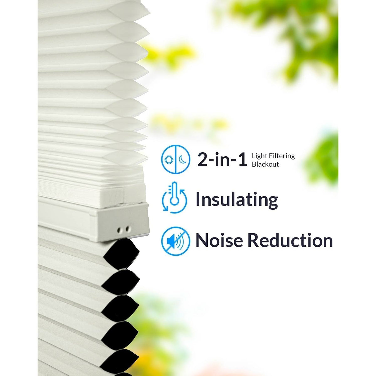 Cordless Cellular Shades Cotton 70x22 x 72x22 R353580