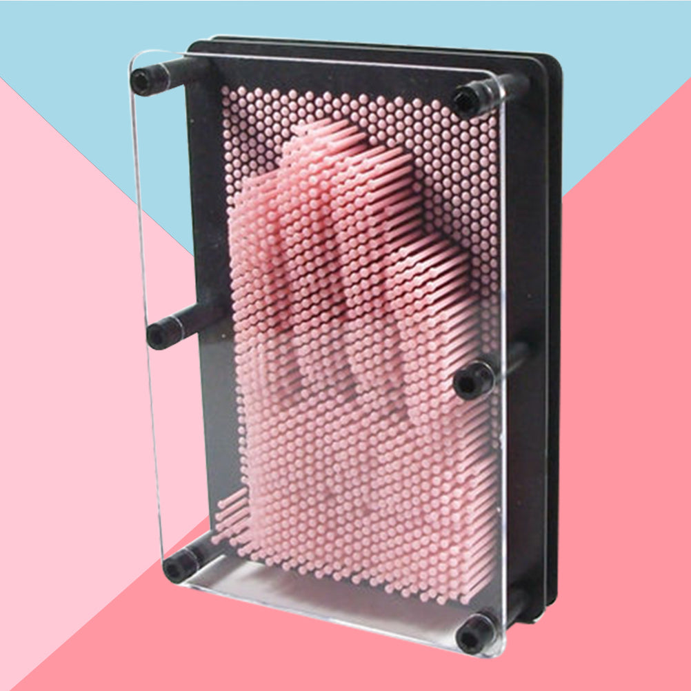 Pink 3-Dimensional Pin Art Board Small Size I6504
