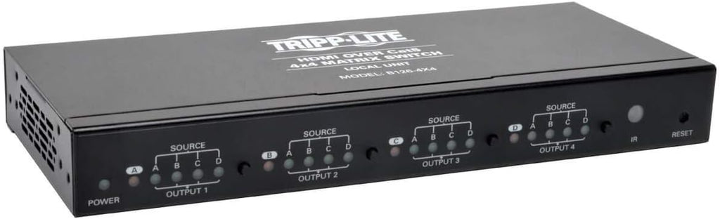 4x4 HDMI Over Cat5 / Cat6 Matrix Splitter Switch, 1920x1200 1080p at 60Hz, Black O416