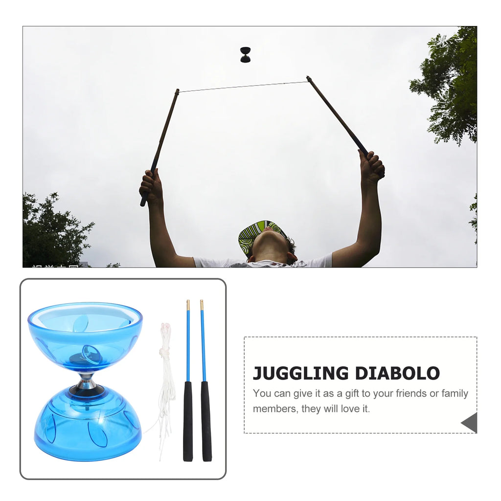 Yoyo Bearing Carnival Unresponsive Beginners Fitness Set Juggling Stick Prize Game Z260