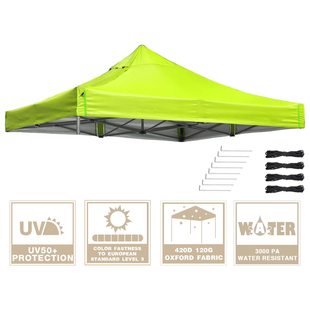 Green Glow Canopy Gazebo Top Replacement S68155