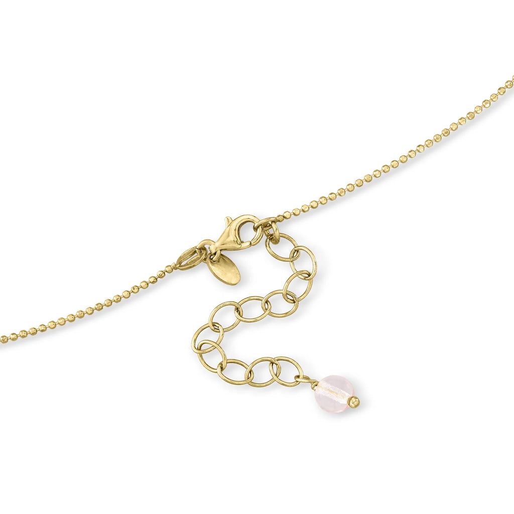 Italian Red and Pink Murano Glass Heart Pendant Necklace in 18kt Gold Over Sterling A440
