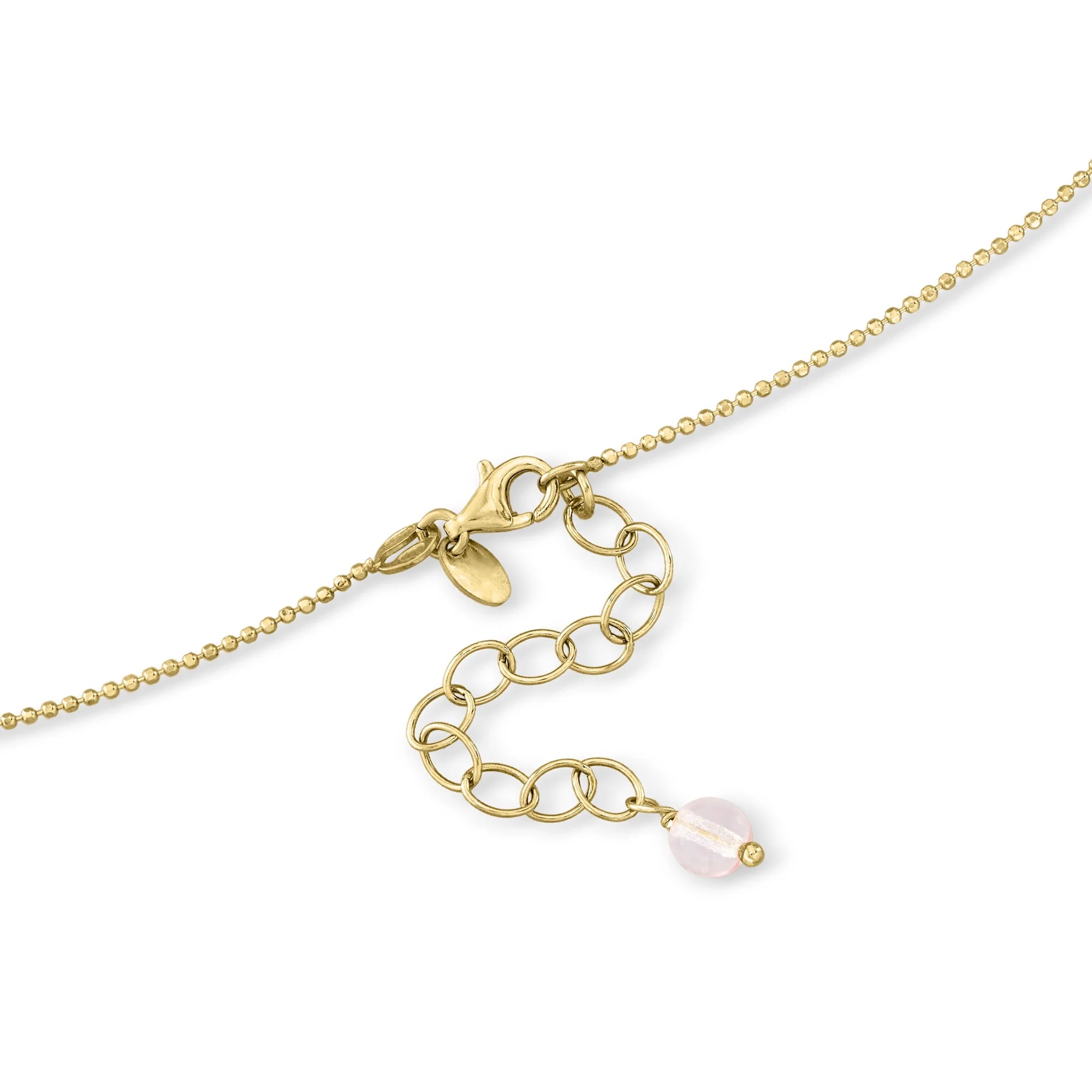 Italian Red and Pink Murano Glass Heart Pendant Necklace in 18kt Gold Over Sterling A440