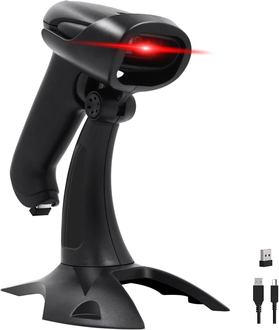 2.4GHz & USB Wireless 2D Barcode Scanner with Stand Pack of 2 T735210