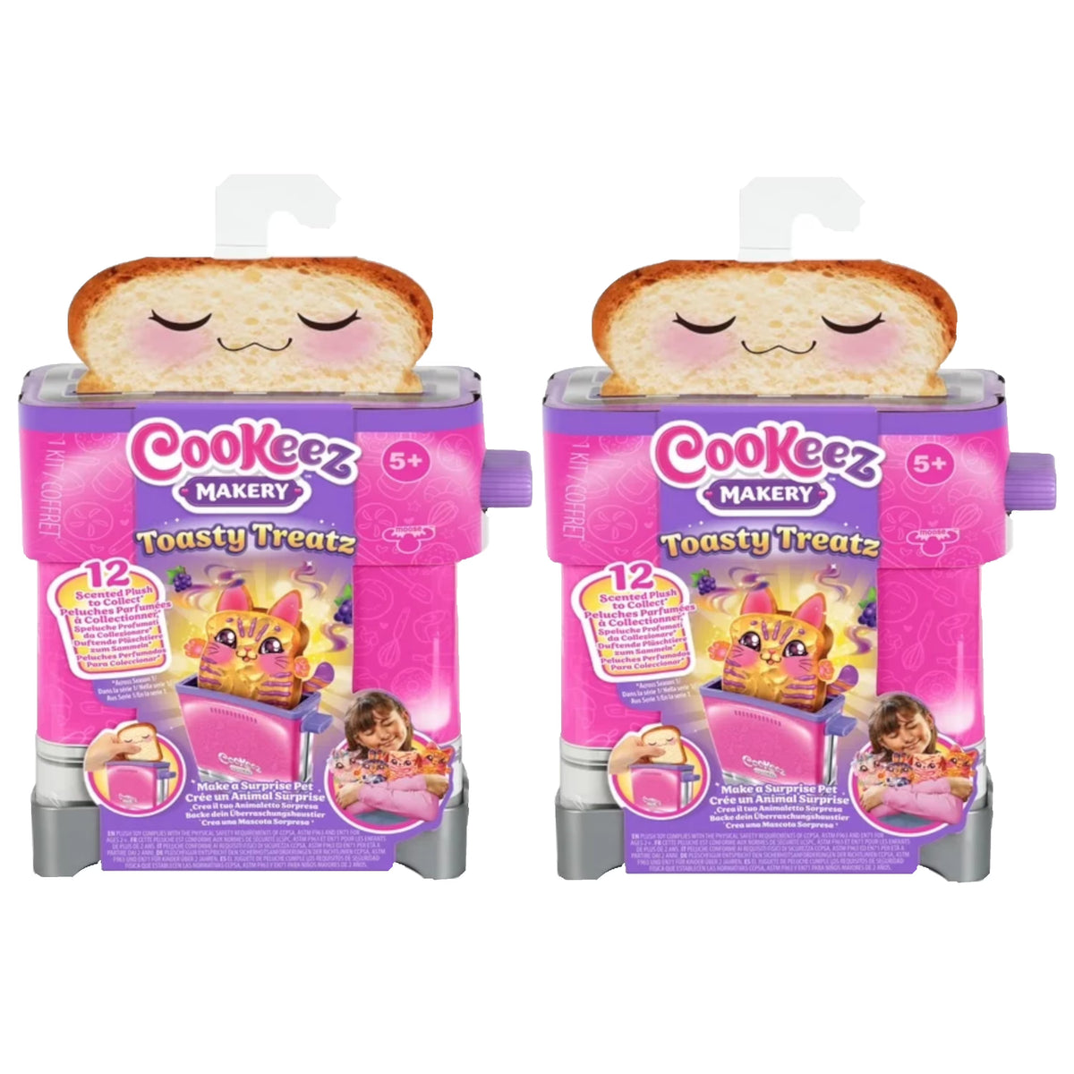 Scented Plush Toaster, 2 pack S553