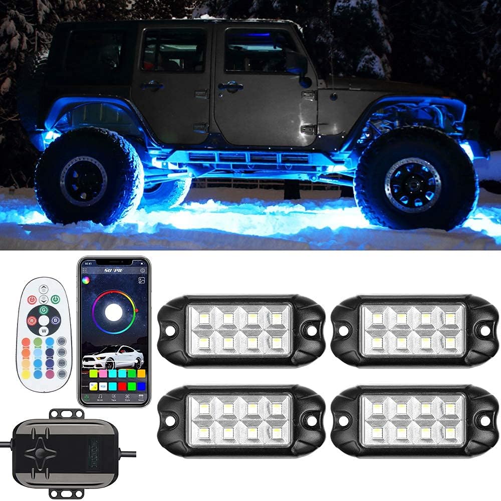 12 Pods RGBW LED Rock Lights for Trucks V820485