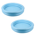 2Pcs Portable Inflatable Pool Plastic Sand Boxes D412