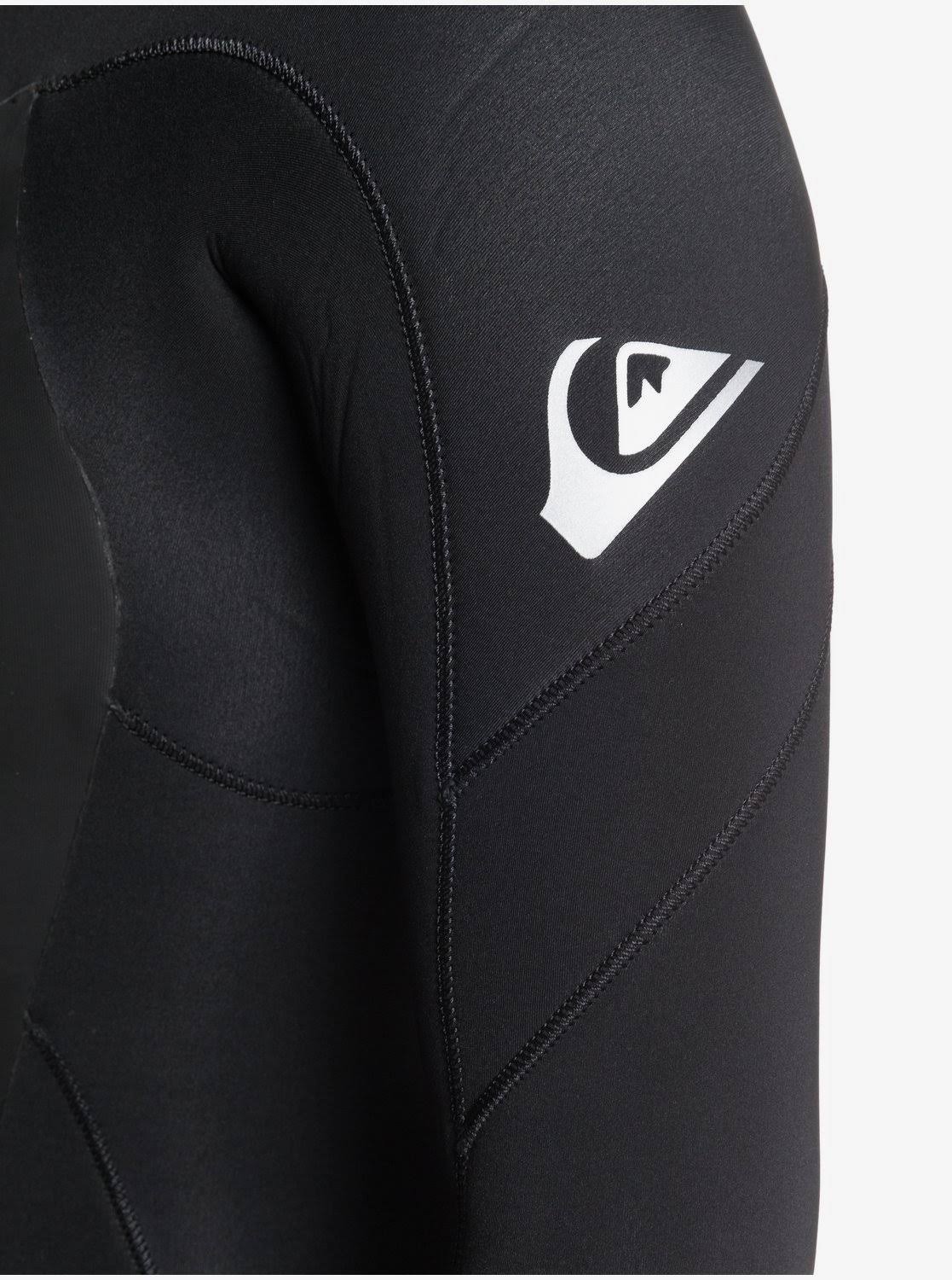 Black/Silver 4/3 Back Zip Wetsuit B4015