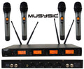 4-Channel UHF Diversity Wireless Handheld Microphone System Z758