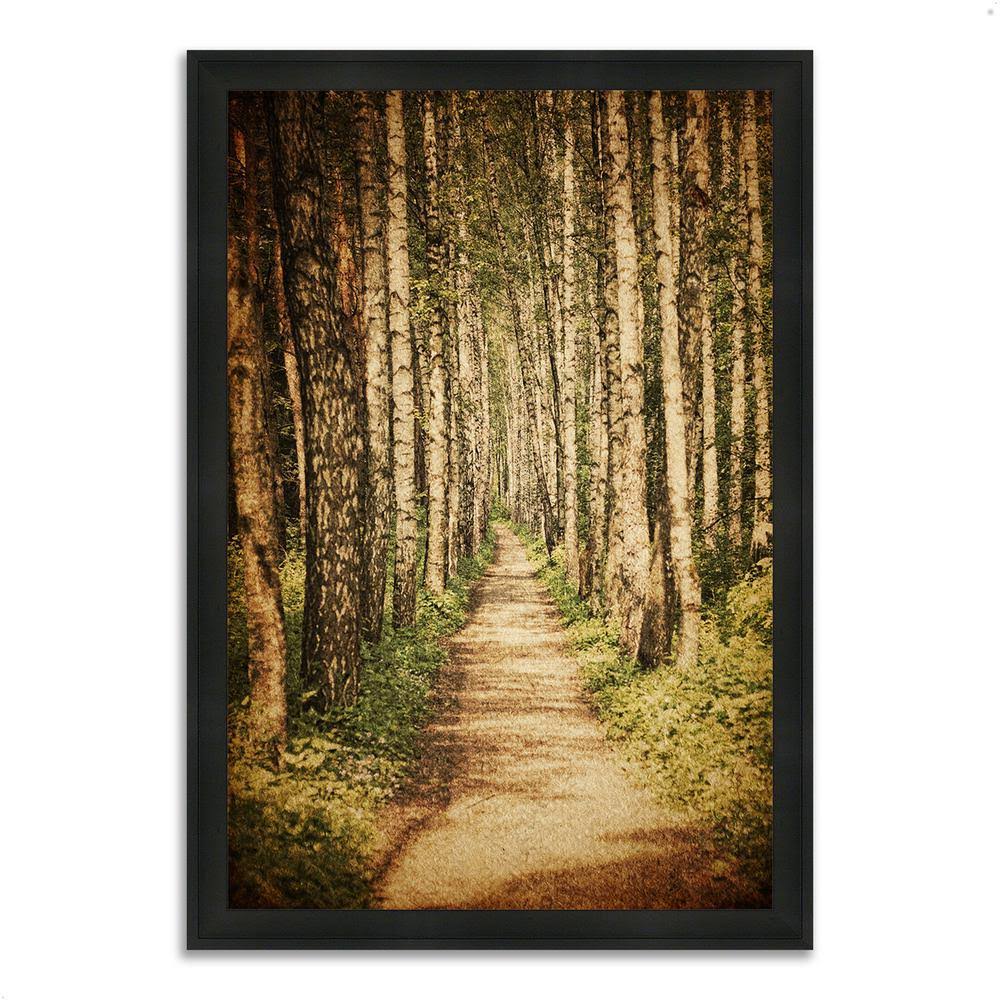 Silky Black Framed Photograph Print Y92629
