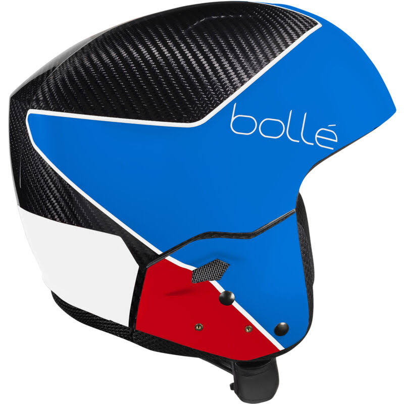 L-XL 57-60 Race Blue Shiny Snow Helmets F275