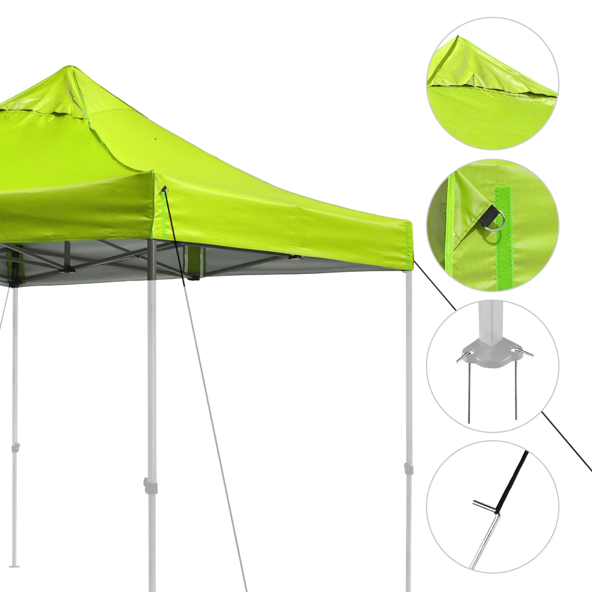 Green Glow Canopy Gazebo Top Replacement S68155