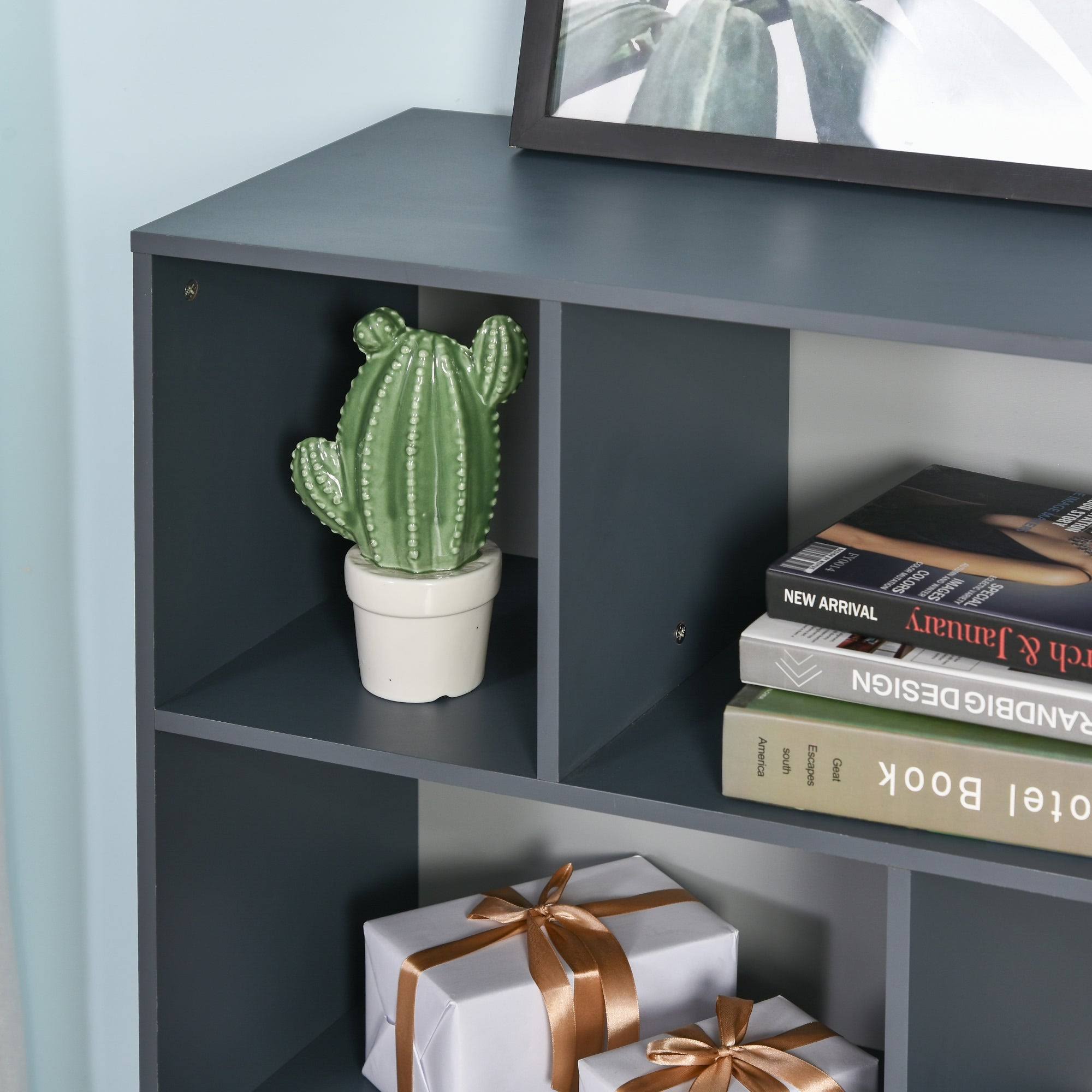 3-Tier Freestanding Child Bookcase with Open Shelves D32062