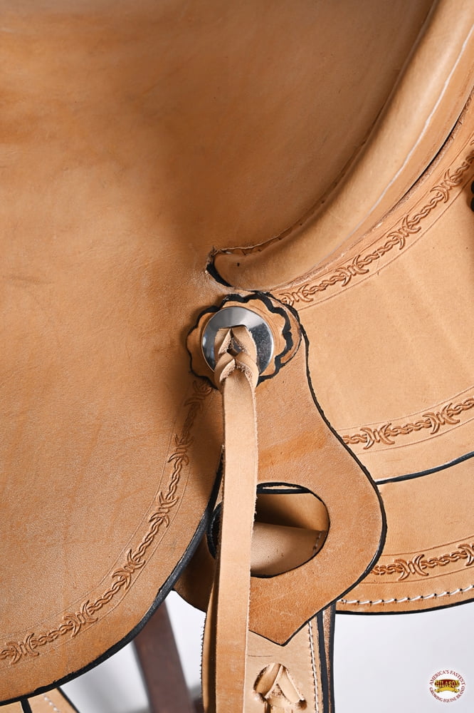 Tan Western Roping Trail Saddle E5117