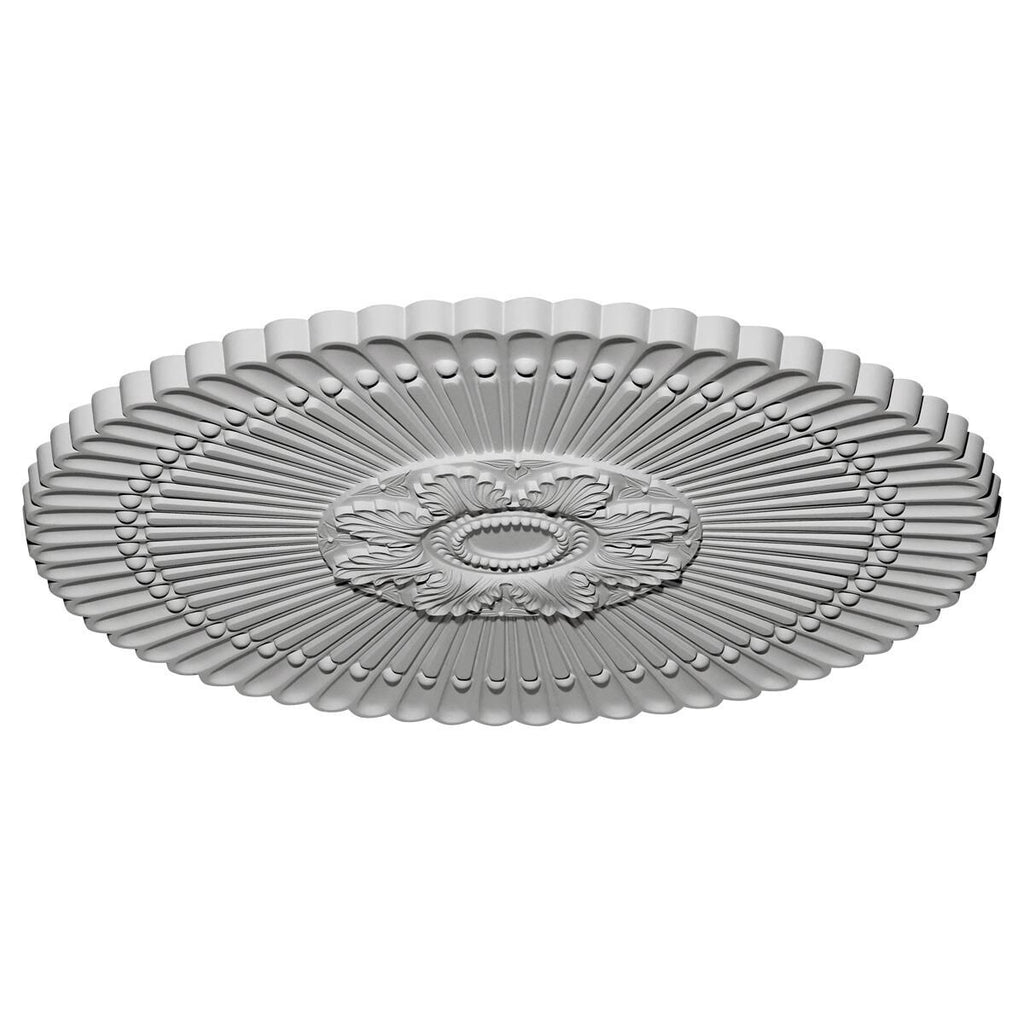 30x22OD x 1 1/4x22P Rubbed Bronze Ceiling Medallion K7355