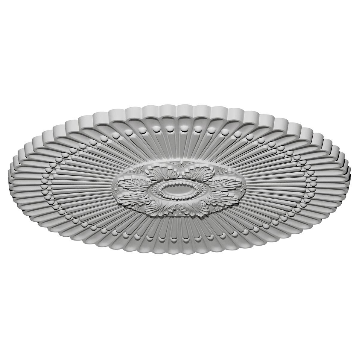30x22OD x 1 1/4x22P Rubbed Bronze Ceiling Medallion K7355