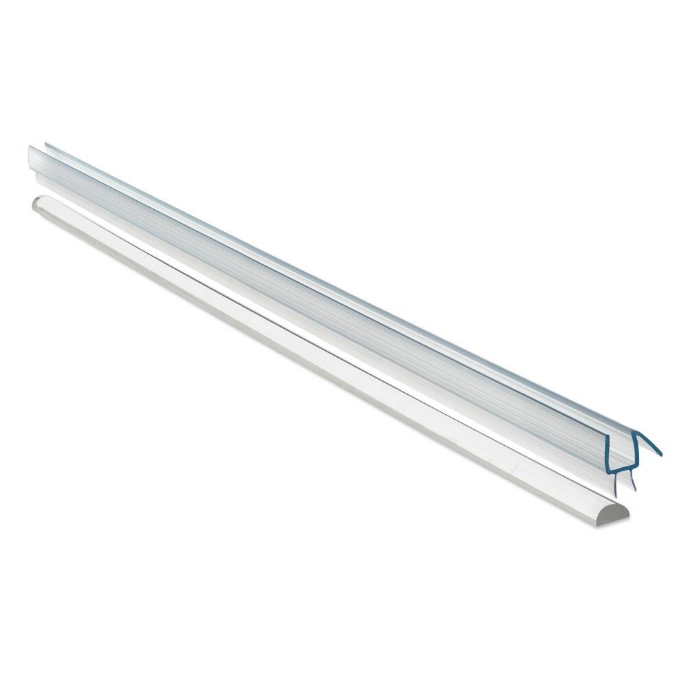 Chrome Frameless Hinged Shower Door M9291