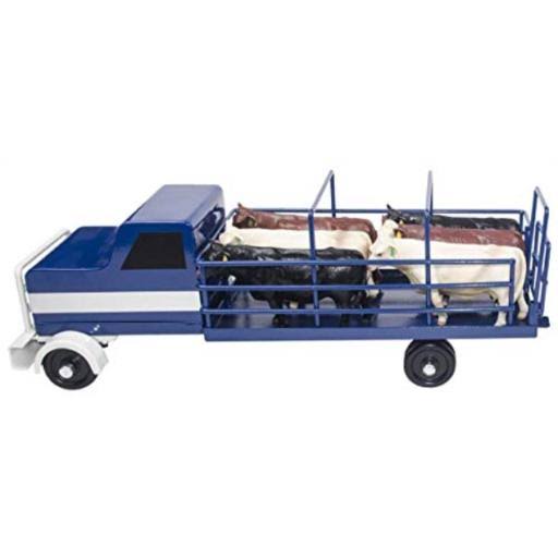 Cattle Truck in Blue, 1/16th Scale J846