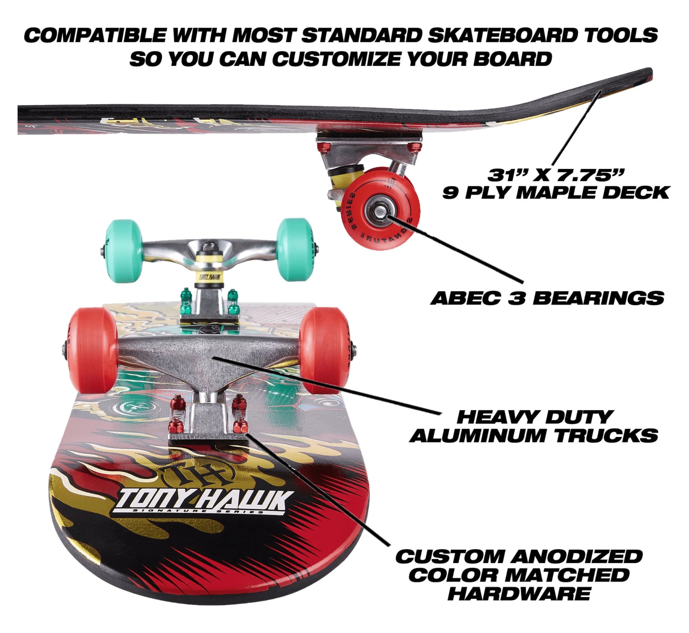 31" Popsicle Complete Skateboard with Pro Trucks S4184