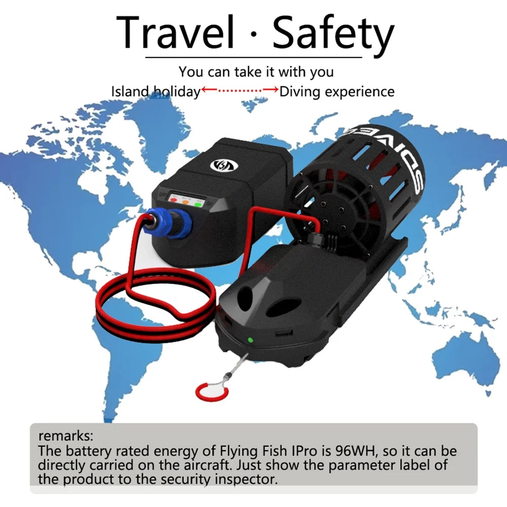 20M Waterproof Electric Underwater Snorkeling Equipment E92842