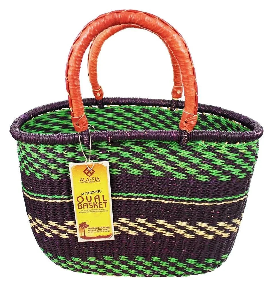 Handwoven Oval Basket C98629
