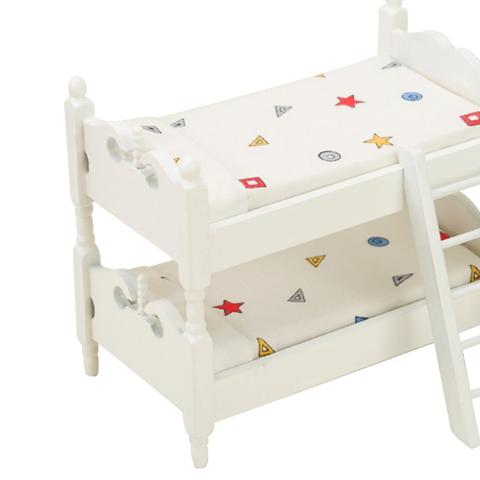 Miniature Bunk Bed Model Dollhouse Bedroom Furniture U1995
