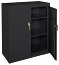 Counter Height Storage Cabinet, Black R936359