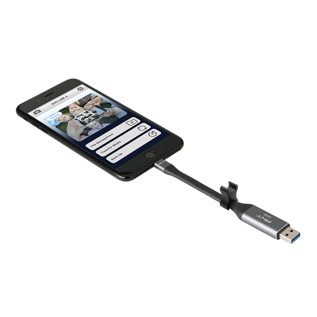64GB USB 3.0 OTG Flash Drive, Metal Gray B6810